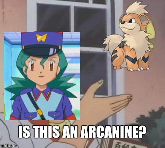 Pokemon mistakes | IS THIS AN ARCANINE? | image tagged in pokemon | made w/ Imgflip meme maker