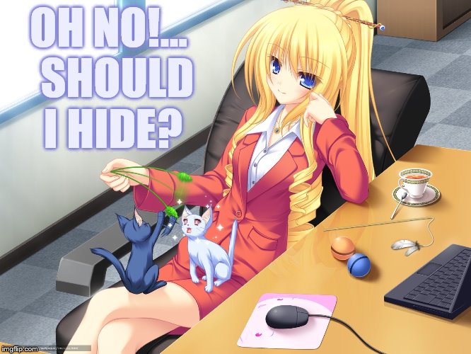 OH NO!...  SHOULD I HIDE? | made w/ Imgflip meme maker