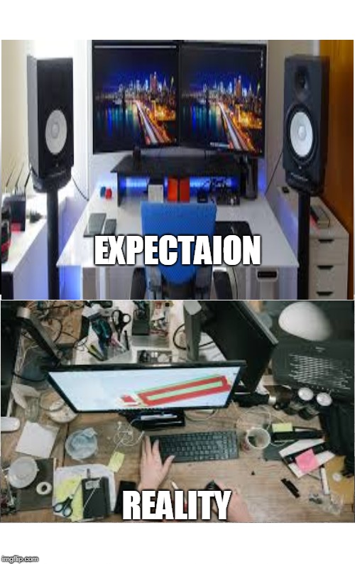 Expectation vs Reality | EXPECTAION; REALITY | image tagged in expectation vs reality | made w/ Imgflip meme maker