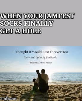Those Jamfest Socks Last Forever! | image tagged in cheerleader,cheerleaders,cheer,memes,funny memes | made w/ Imgflip meme maker