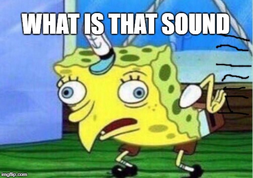 Mocking Spongebob Meme | WHAT IS THAT SOUND | image tagged in memes,mocking spongebob | made w/ Imgflip meme maker