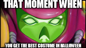 THAT MOMENT WHEN; YOU GET THE BEST COSTUME IN HALLOWEEN | image tagged in sa-x | made w/ Imgflip meme maker