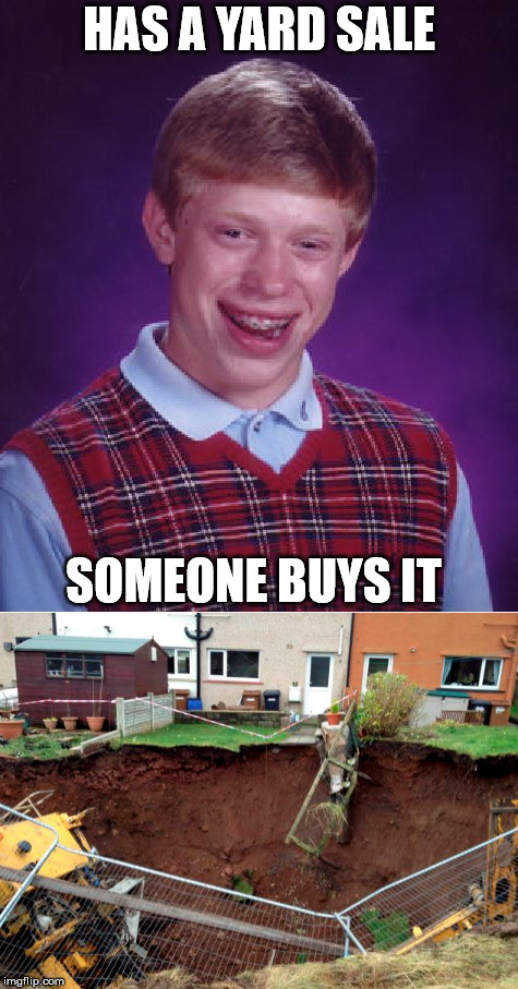 HAS A YARD SALE SOMEONE BUYS IT | made w/ Imgflip meme maker