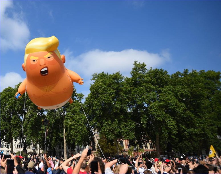 Trump Baby right field Blank Meme Template