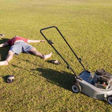 Heat Wave Mowing Blank Meme Template