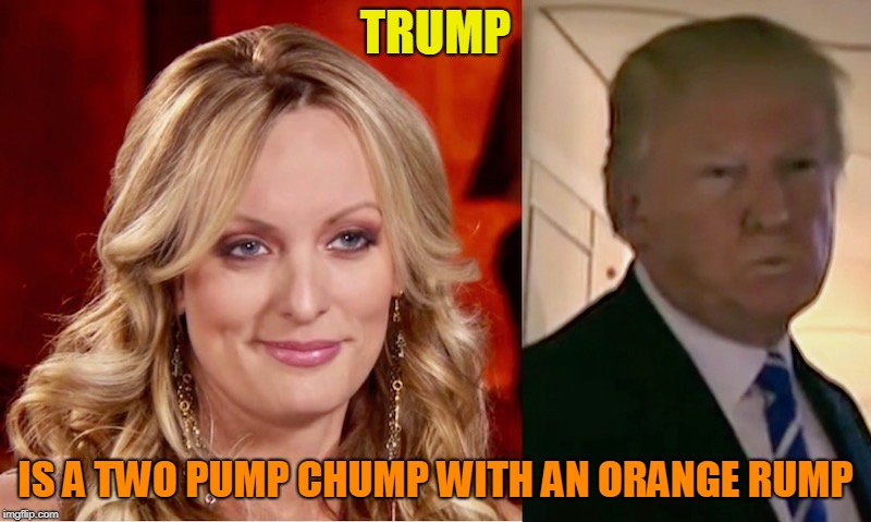 2 Pump Chump | TRUMP; IS A TWO PUMP CHUMP WITH AN ORANGE RUMP | image tagged in donald trump | made w/ Imgflip meme maker