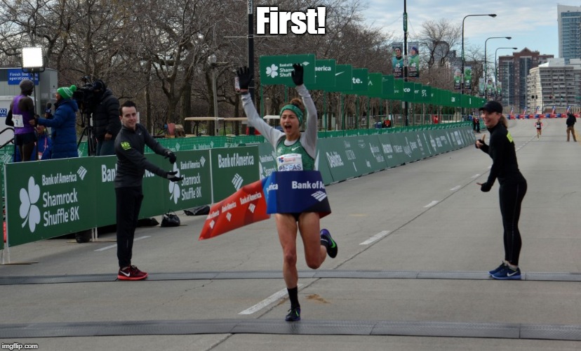 First! | made w/ Imgflip meme maker