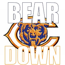 BEAR; DOWN | image tagged in bear down,chicago bears,bears,da bears | made w/ Imgflip meme maker