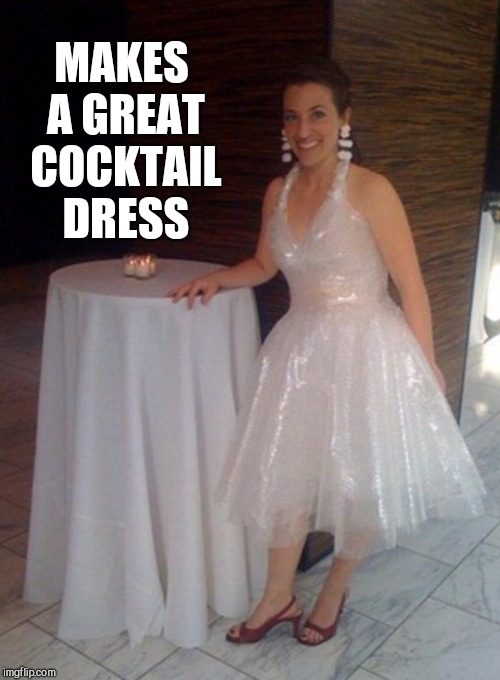 MAKES A GREAT COCKTAIL DRESS | made w/ Imgflip meme maker