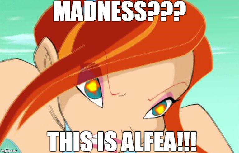 THIS IS ALFEA!!! | MADNESS??? THIS IS ALFEA!!! | image tagged in this is sparta,memes | made w/ Imgflip meme maker