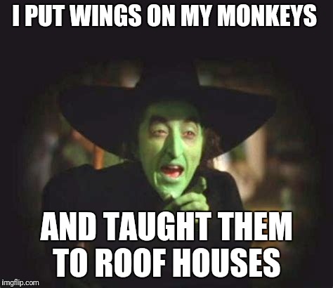 I PUT WINGS ON MY MONKEYS AND TAUGHT THEM TO ROOF HOUSES | made w/ Imgflip meme maker