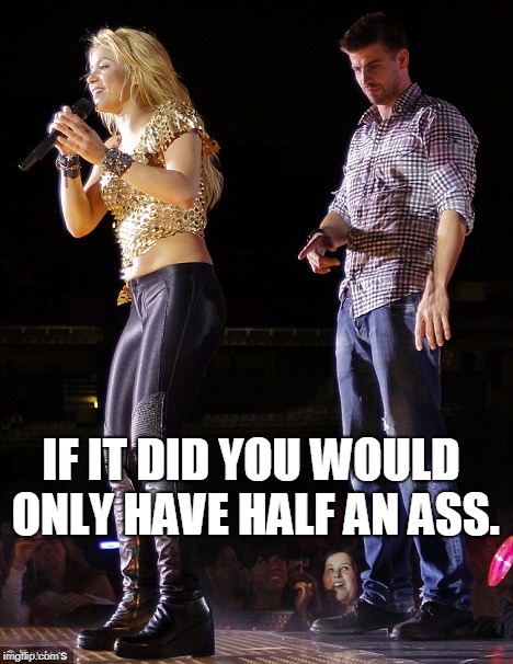 no ass | IF IT DID YOU WOULD ONLY HAVE HALF AN ASS. | image tagged in no ass | made w/ Imgflip meme maker