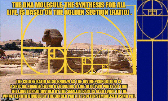 The Golden Ratio with the Great Sphinx and an Ankh made using the Golden Ratio. | image tagged in the golden ratio,the great sphinx,ankh,life,geometry,dna | made w/ Imgflip meme maker