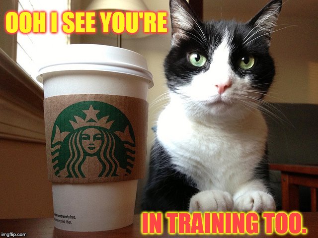 OOH I SEE YOU'RE IN TRAINING TOO. | made w/ Imgflip meme maker