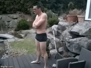 Pool Jump Fail - Fail Week From August 27th to September 3rd. (A Landon_the_memer event) | image tagged in gifs,fail week | made w/ Imgflip video-to-gif maker