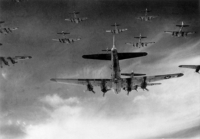 B-17 to Germany Blank Meme Template