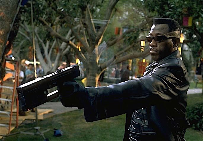 Wesley Snipes with Gun Blank Meme Template