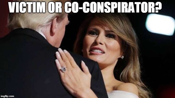 WORST LADY | VICTIM OR CO-CONSPIRATOR? | image tagged in trump,treason,co-conspirator,worst lady,illegal immigrant,gold digger | made w/ Imgflip meme maker