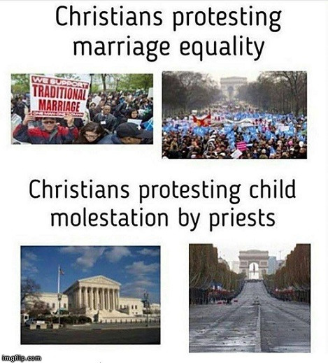 Christianity: The Pick-And-Choose Religion! | . | image tagged in christianity,ignorance,kids,sexual assault,bible,protest | made w/ Imgflip meme maker
