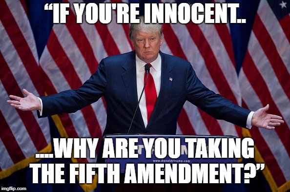 if-you-re-innocent-why-plead-the-fifth-trump-imgflip