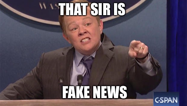 Spicey | THAT SIR IS FAKE NEWS | image tagged in spicey | made w/ Imgflip meme maker