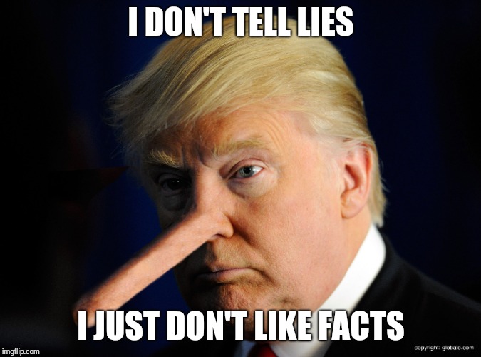 Impeachment  | I DON'T TELL LIES; I JUST DON'T LIKE FACTS | image tagged in donald trump the clown | made w/ Imgflip meme maker
