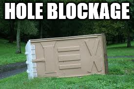 HOLE BLOCKAGE | made w/ Imgflip meme maker