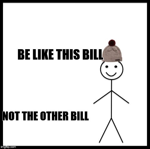 Be Like Bill Meme | BE LIKE THIS BILL NOT THE OTHER BILL | image tagged in memes,be like bill | made w/ Imgflip meme maker