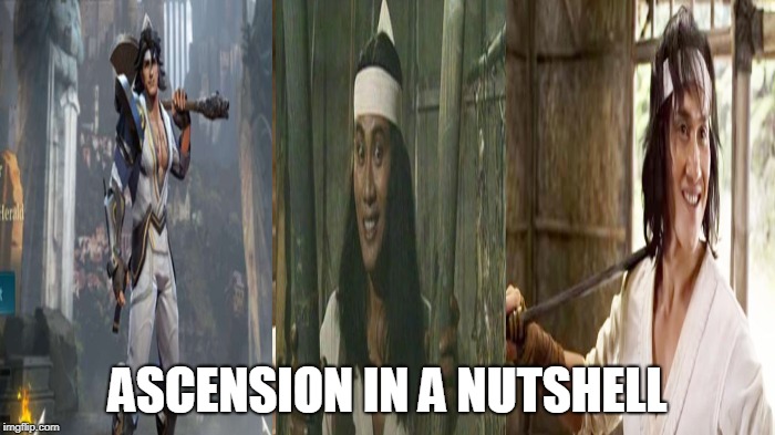 Wiro Sableng Ascension | ASCENSION IN A NUTSHELL | image tagged in ascension | made w/ Imgflip meme maker