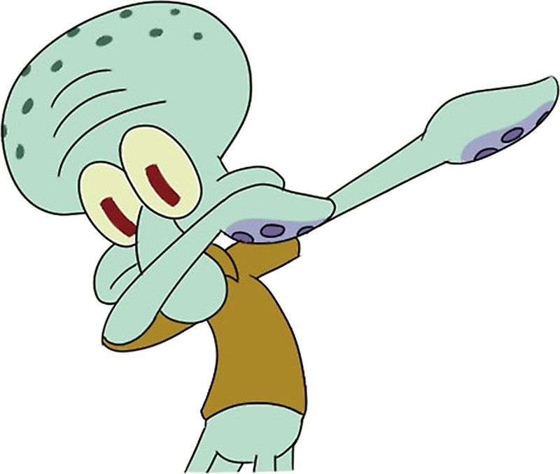 High Quality godly squidward Blank Meme Template