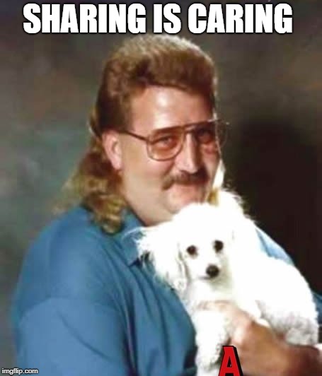 SHARING IS CARING | made w/ Imgflip meme maker