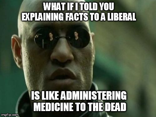 P | image tagged in what if i told you,liberal vs conservative,liberals problem,democrats | made w/ Imgflip meme maker