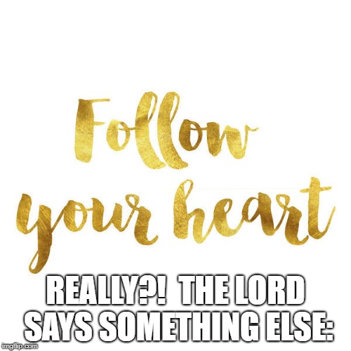 Who do you follow? | REALLY?!  THE LORD SAYS SOMETHING ELSE: | image tagged in advice | made w/ Imgflip meme maker