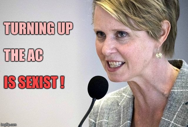 Cynthia Nixon | TURNING UP IS SEXIST ! THE AC | image tagged in cynthia nixon | made w/ Imgflip meme maker