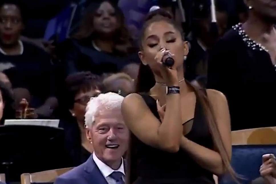 Ariana Grande Bill Clinton Blank Meme Template