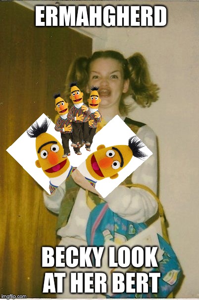 These Auto Templates are Either Great or Terrible. I Can’t Tell Which? | ERMAHGHERD; BECKY LOOK AT HER BERT | image tagged in memes,ermahgerd berks,bad photoshop sunday | made w/ Imgflip meme maker
