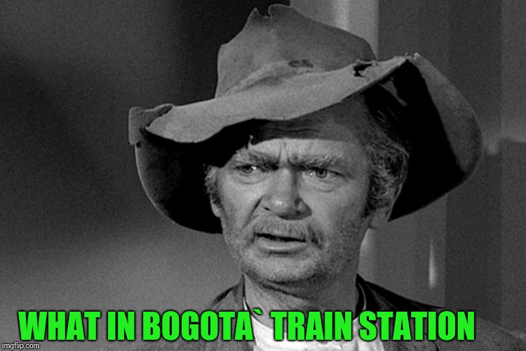 WHAT IN BOGOTA` TRAIN STATION | made w/ Imgflip meme maker