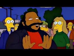Barry White Animated Simpsons Blank Meme Template