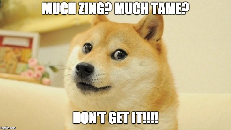 MUCH ZING? MUCH TAME? DON'T GET IT!!!! | made w/ Imgflip meme maker