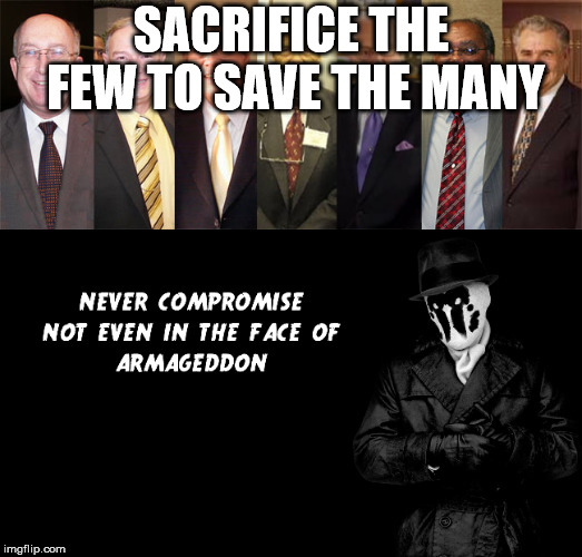 SACRIFICE THE FEW TO SAVE THE MANY | made w/ Imgflip meme maker