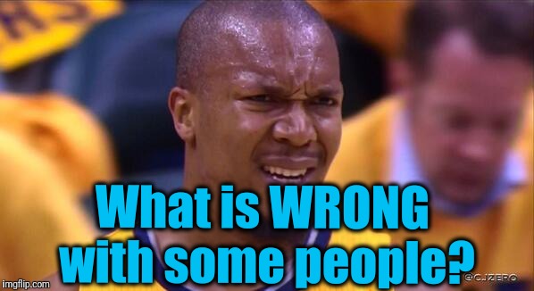 huh | What is WRONG with some people? | image tagged in huh | made w/ Imgflip meme maker
