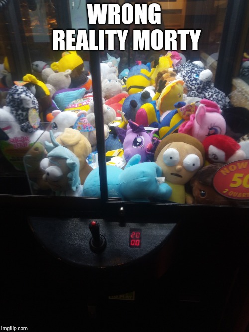 found at a restaurant | WRONG REALITY MORTY | image tagged in found at a restaurant,random tag,randomly found | made w/ Imgflip meme maker