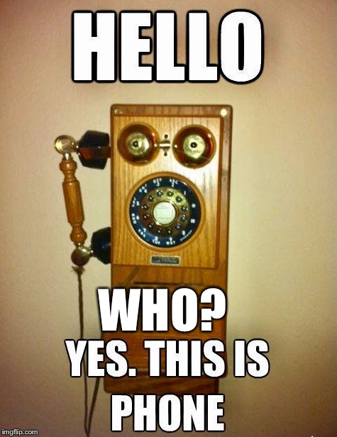 Old phone | WHO? | image tagged in old phone | made w/ Imgflip meme maker