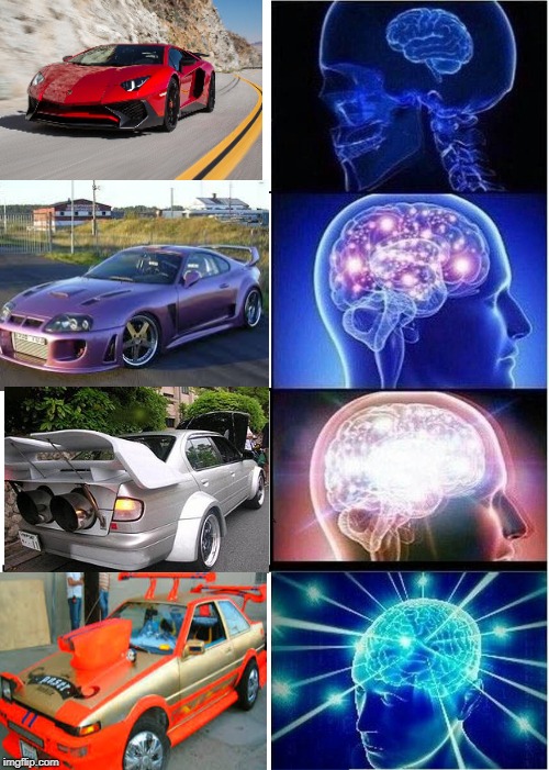 Ricer Vibes | image tagged in memes,expanding brain | made w/ Imgflip meme maker