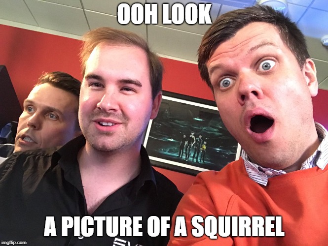 OOH LOOK; A PICTURE OF A SQUIRREL | image tagged in ccp burger | made w/ Imgflip meme maker
