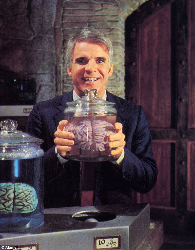 Steve Martin - Man With Two Brains Blank Meme Template
