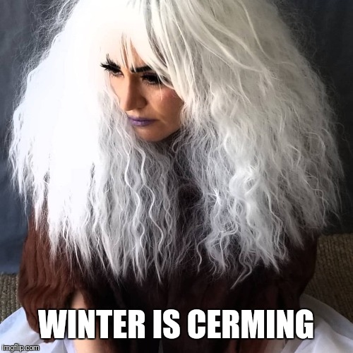 WINTER IS CERMING | image tagged in winter | made w/ Imgflip meme maker
