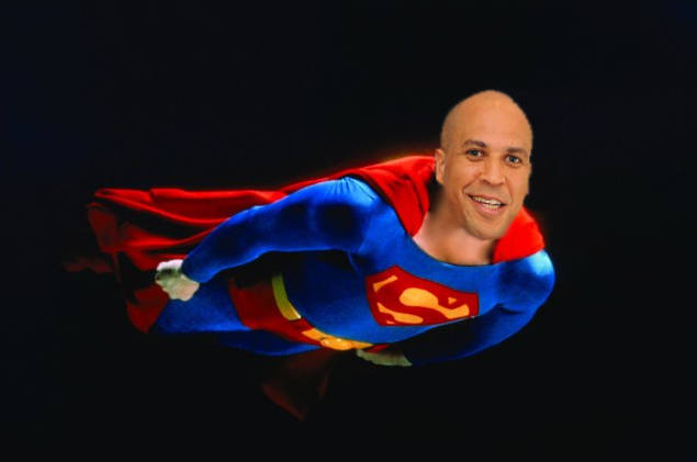 Corey Booker Superman  Blank Meme Template