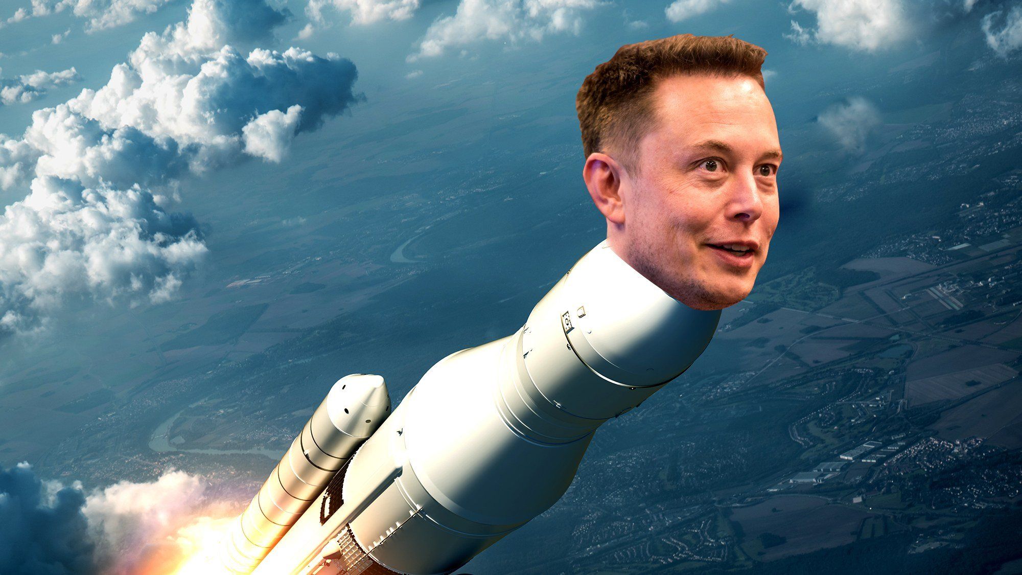 High Quality Elon Musk Gets High Blank Meme Template