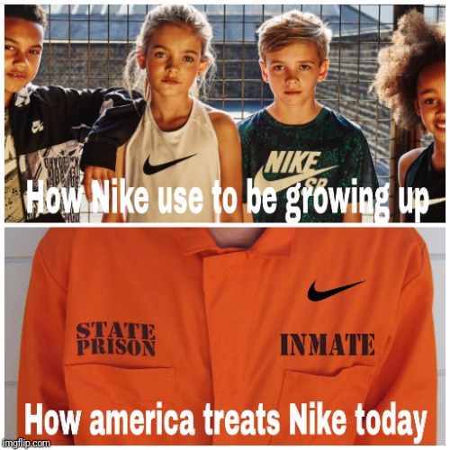 NIKE | image tagged in nike,america,just do it | made w/ Imgflip meme maker